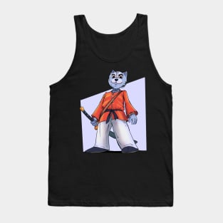 Karate cat Tank Top